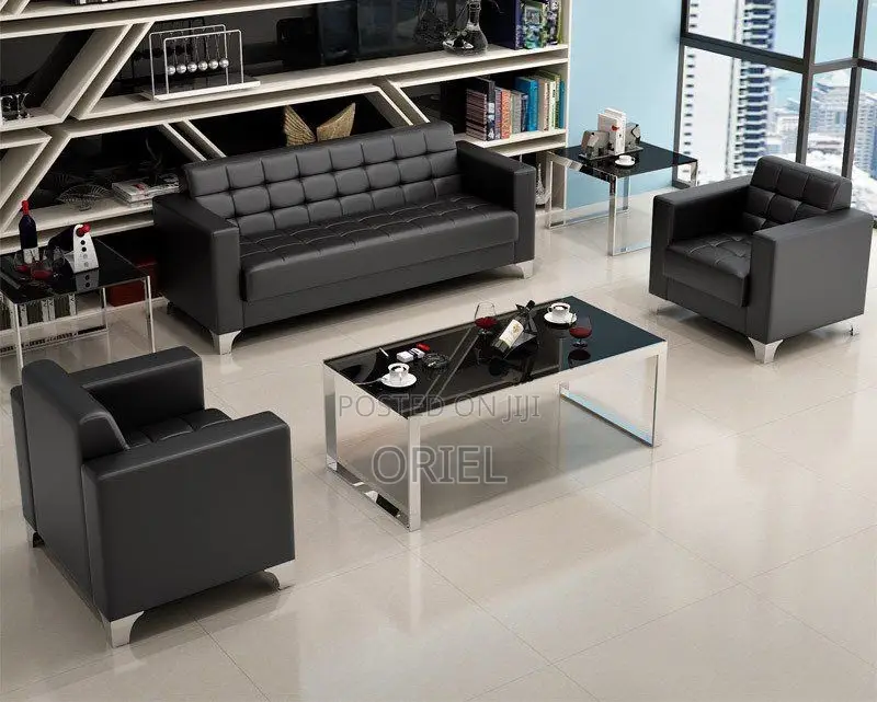 Office Sofa-Set : Office Executive 5-Seater Reception Sofa