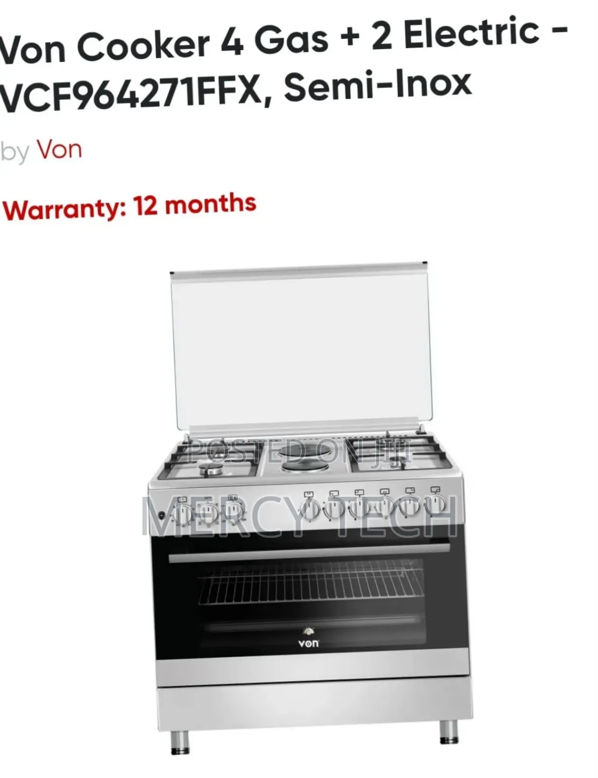 Von Cooker Vcf964271ffx