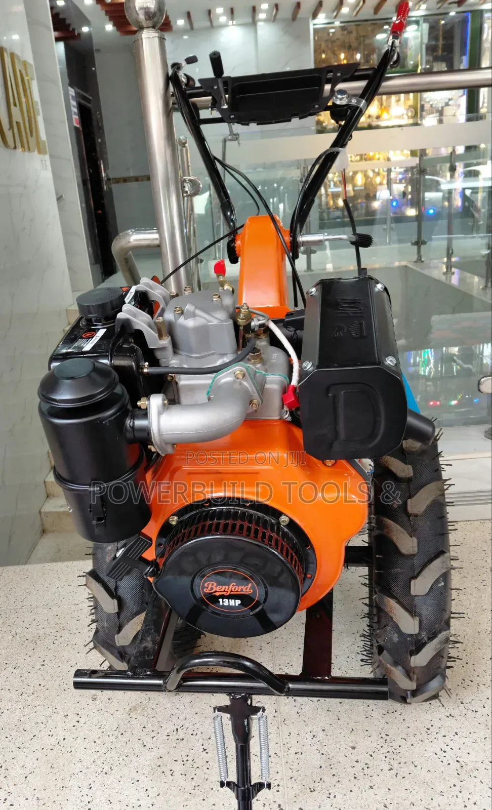 15hp Heavy-Duty Benford Uk Walking Tractor With Attachments