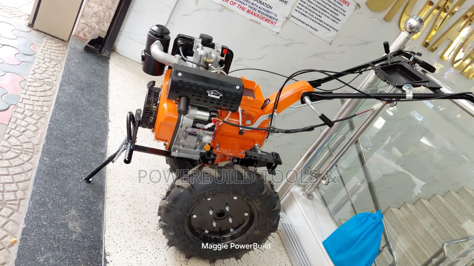 15hp Heavy-Duty Benford Uk Walking Tractor With Attachments