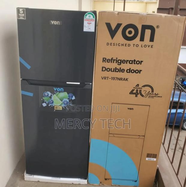 Von Refrigerator Double Door 197 Litres
