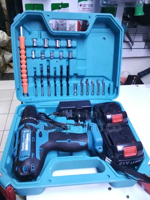 Cordless Drill With 2 Batteries Original Makita