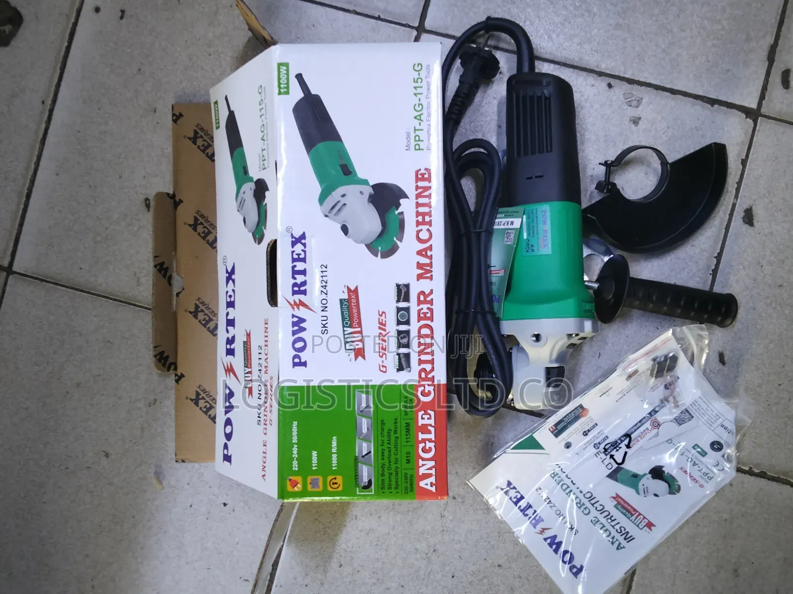 Powertex 4 Inch Corded Angle Grinder