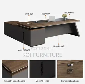 Office Desk; 1.6m Executive Modern Advanced Presidential Desk