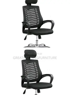 Adjustable Swivel Headrest Office Chair Kjpu
