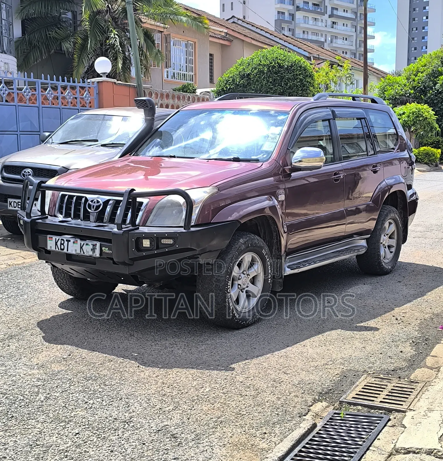 Toyota Land Cruiser Prado 3.0 D-4D 5dr 2005 Burgundy
