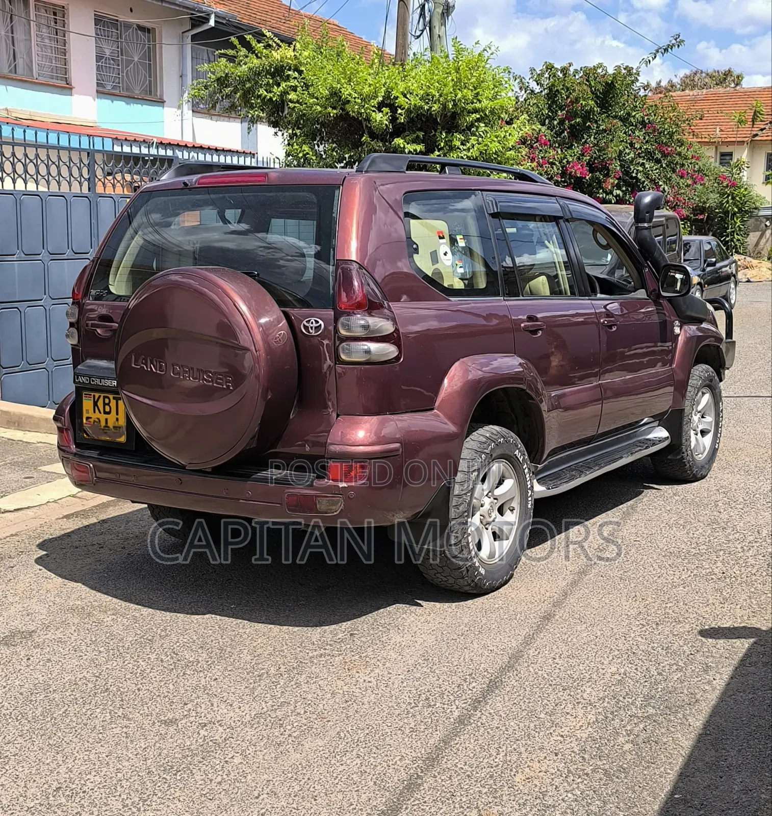 Toyota Land Cruiser Prado 3.0 D-4D 5dr 2005 Burgundy