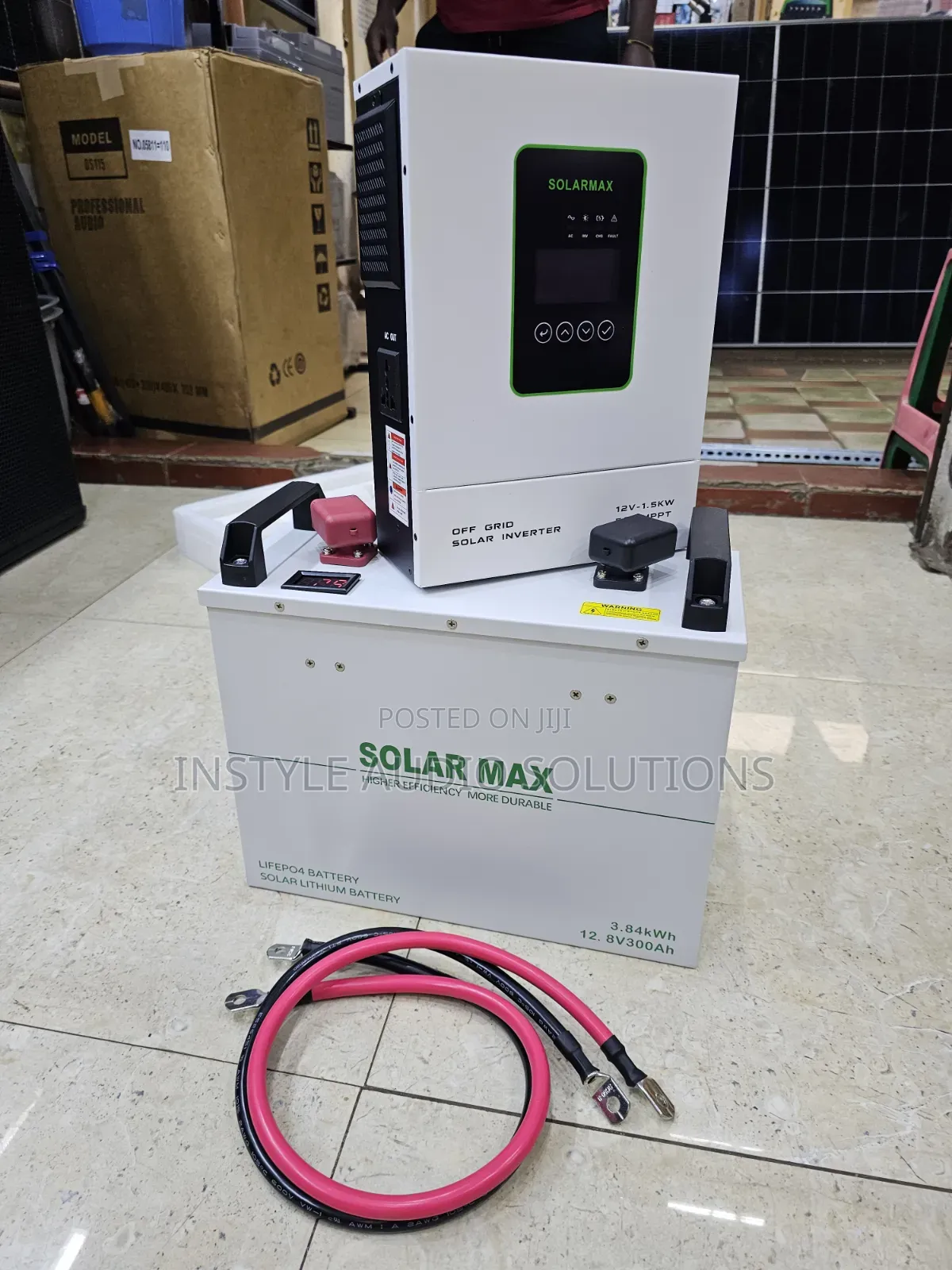 1.5kva Hybrid Inverter - 300ah Lithium Battery Home Office Full Backup