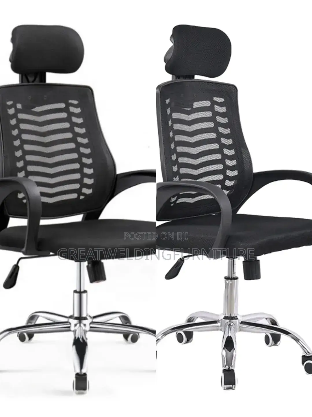 Adjustable Swivel Headrest Office Chair KFJP