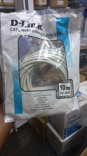 D-Link Cat6 Networking Cable Utp Patch Cord 10 Meters