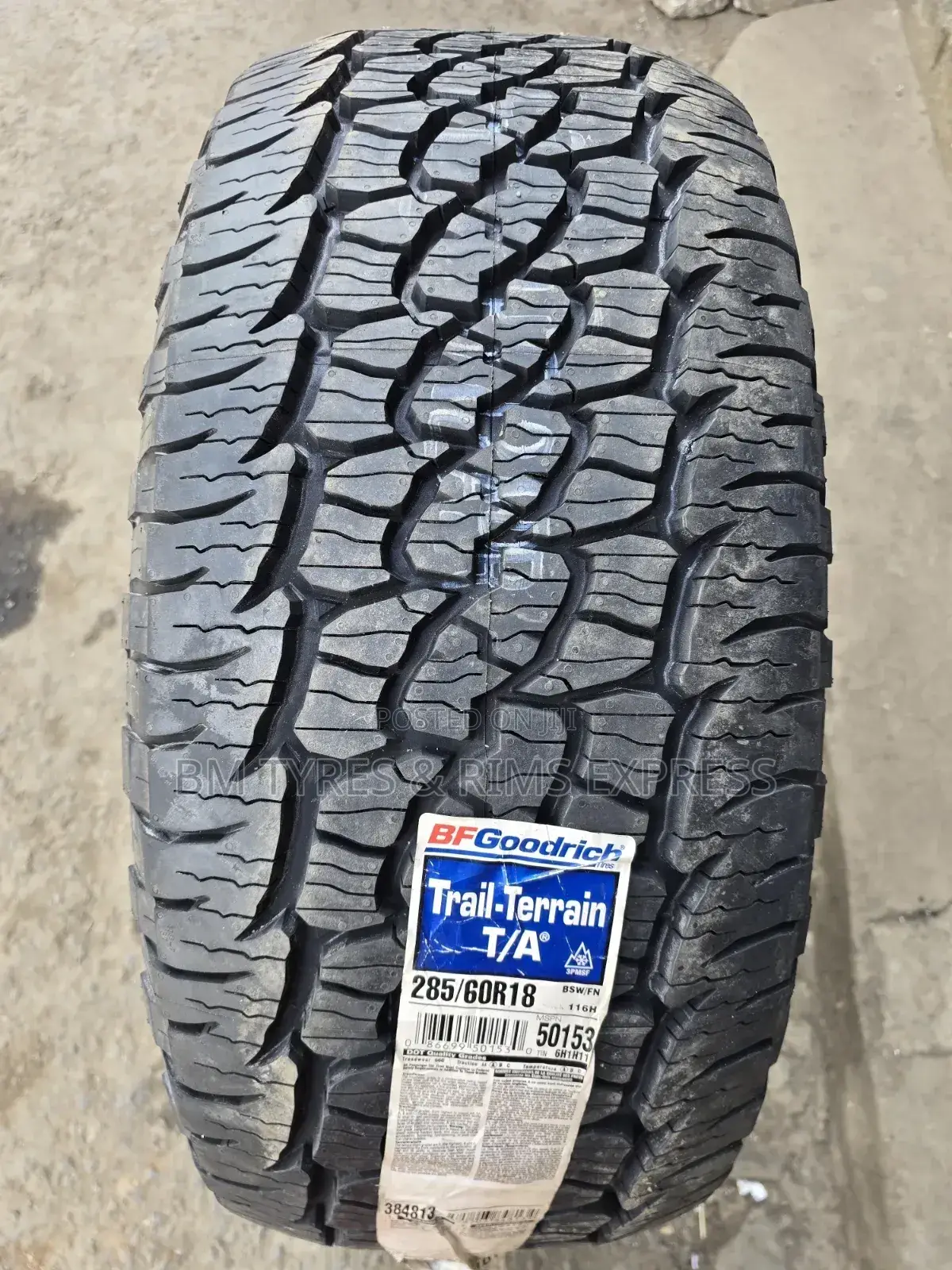 285 /60 R18 Bf Goodrich Tyres (All Terrein) U.S.A.