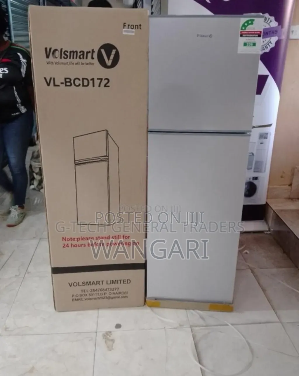 New Model Silver Volsmart 172l Fridge