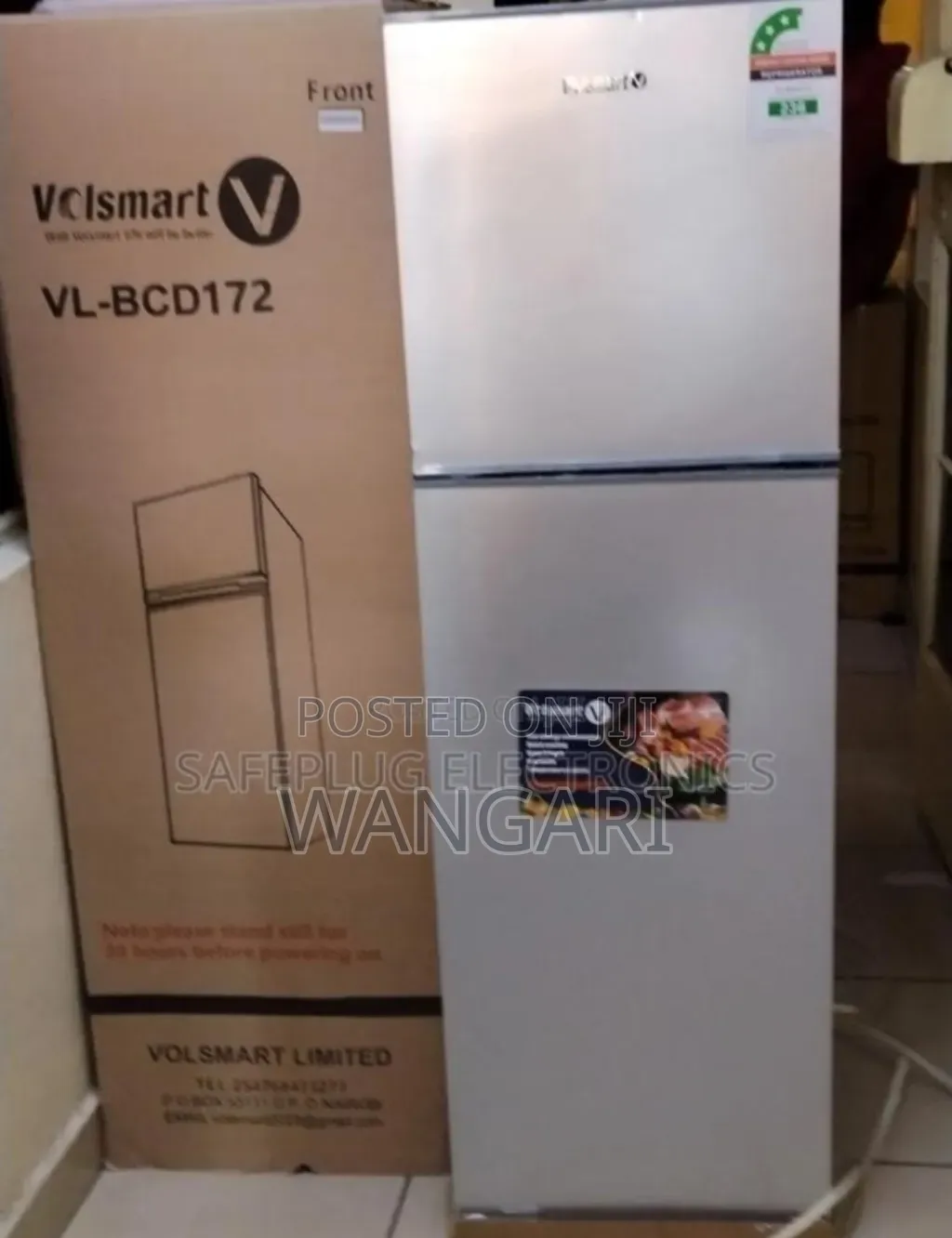 With Warranty New Volsmart 172l Fridge