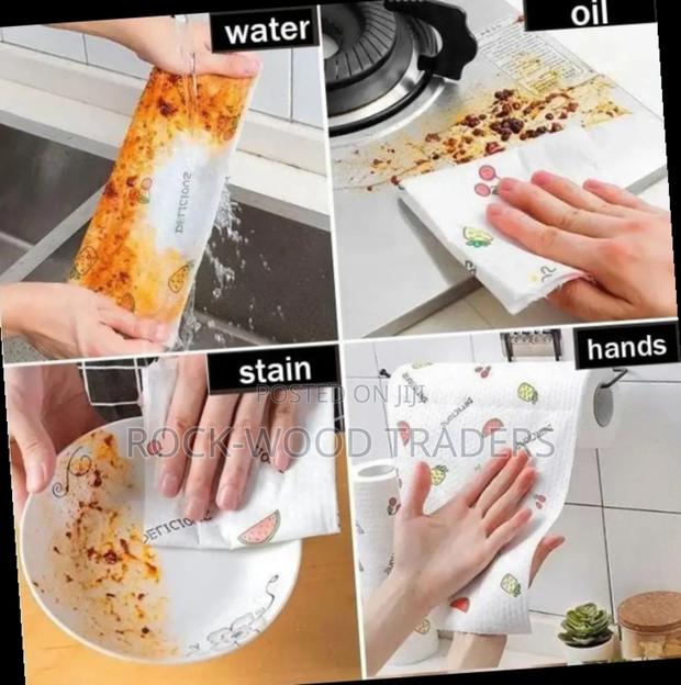 Reusable Kitchen Towel Roll With 50 PCS - main view