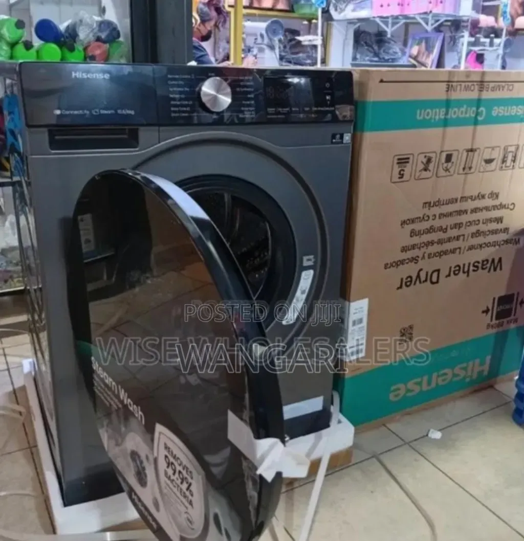 Digital Controlled. Hisense 10kgs Wash and Dry