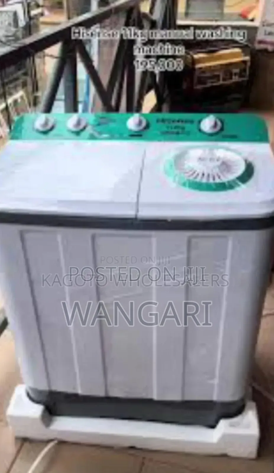 Washing and Spinning. V Hisense 11kgs Twin Tab