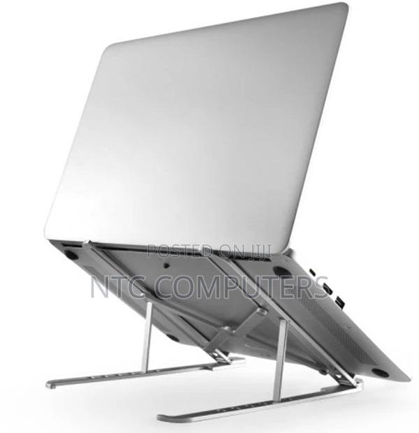 Flexible Aluminium Laptop Stand – Adjustable Ergonomic Design - thumbnail 2
