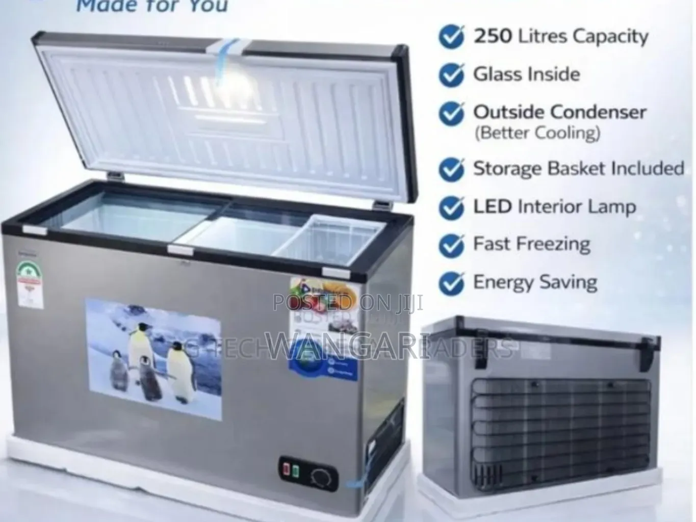 Deep Freezer. Von 250l Freezers