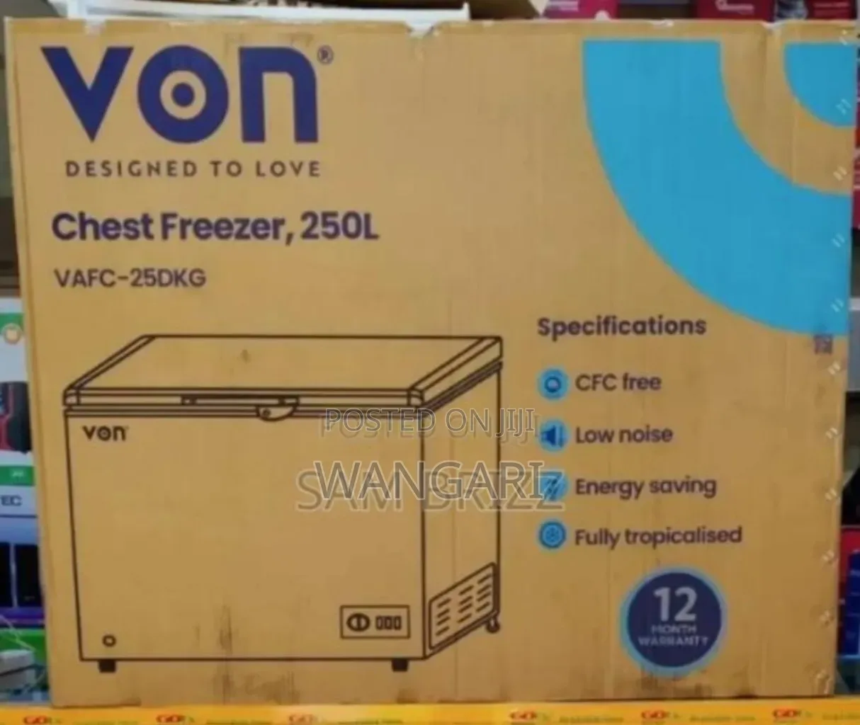 Stocked Stock Von 250l Freezers