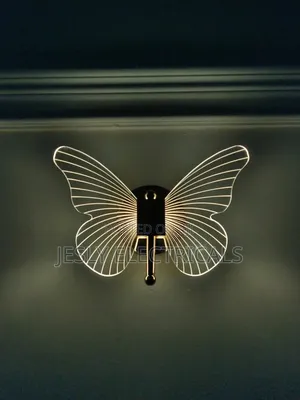 Modern Acrylic Butterfly Led Wall Sconce