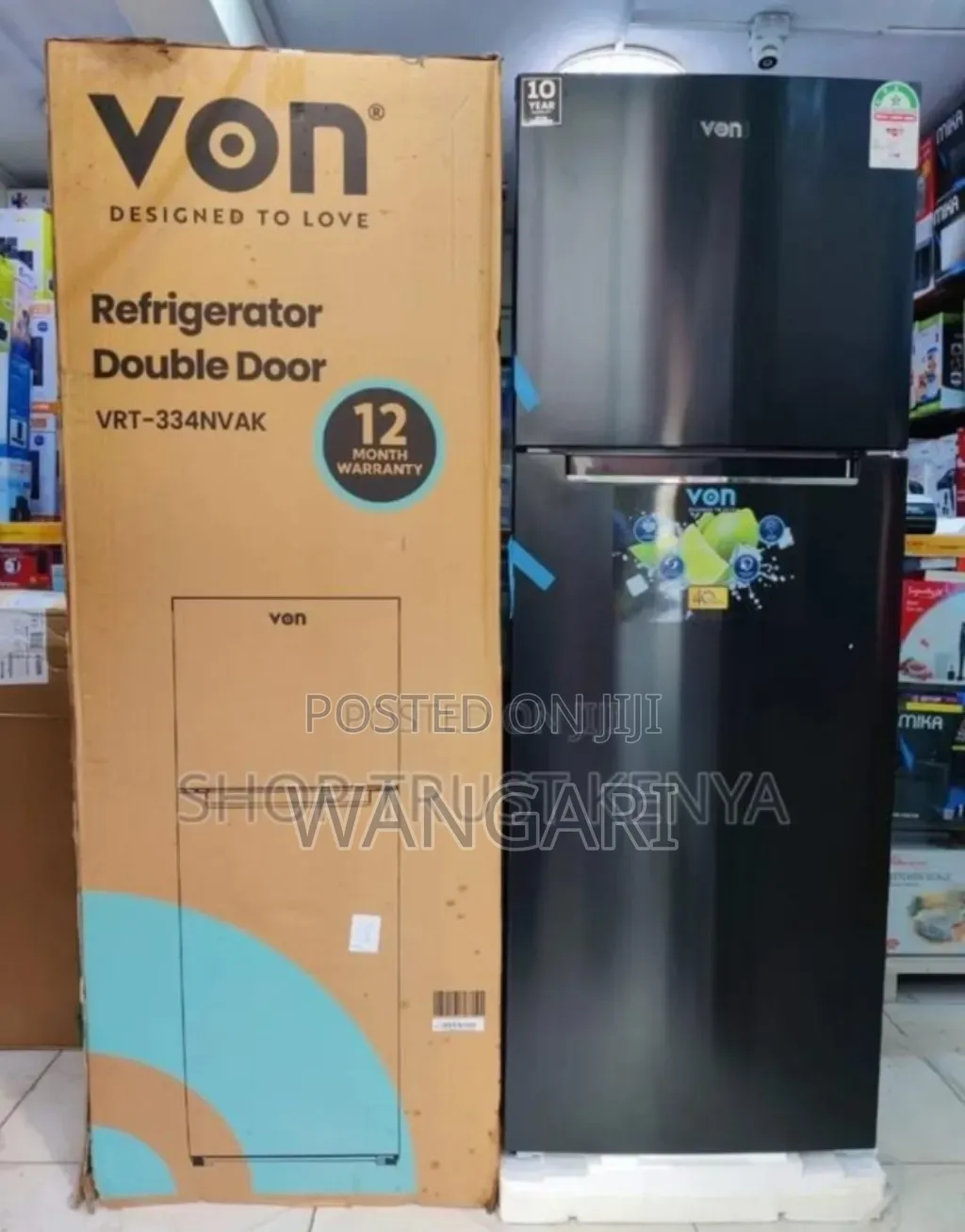 Low.Power Consumption Von 334l Fridge