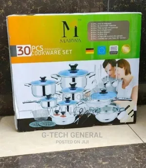 With Warranty 30pcs Marwa Cookwares