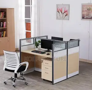 Office Workstations; 2 Persons Square Divived Side Way Workstations