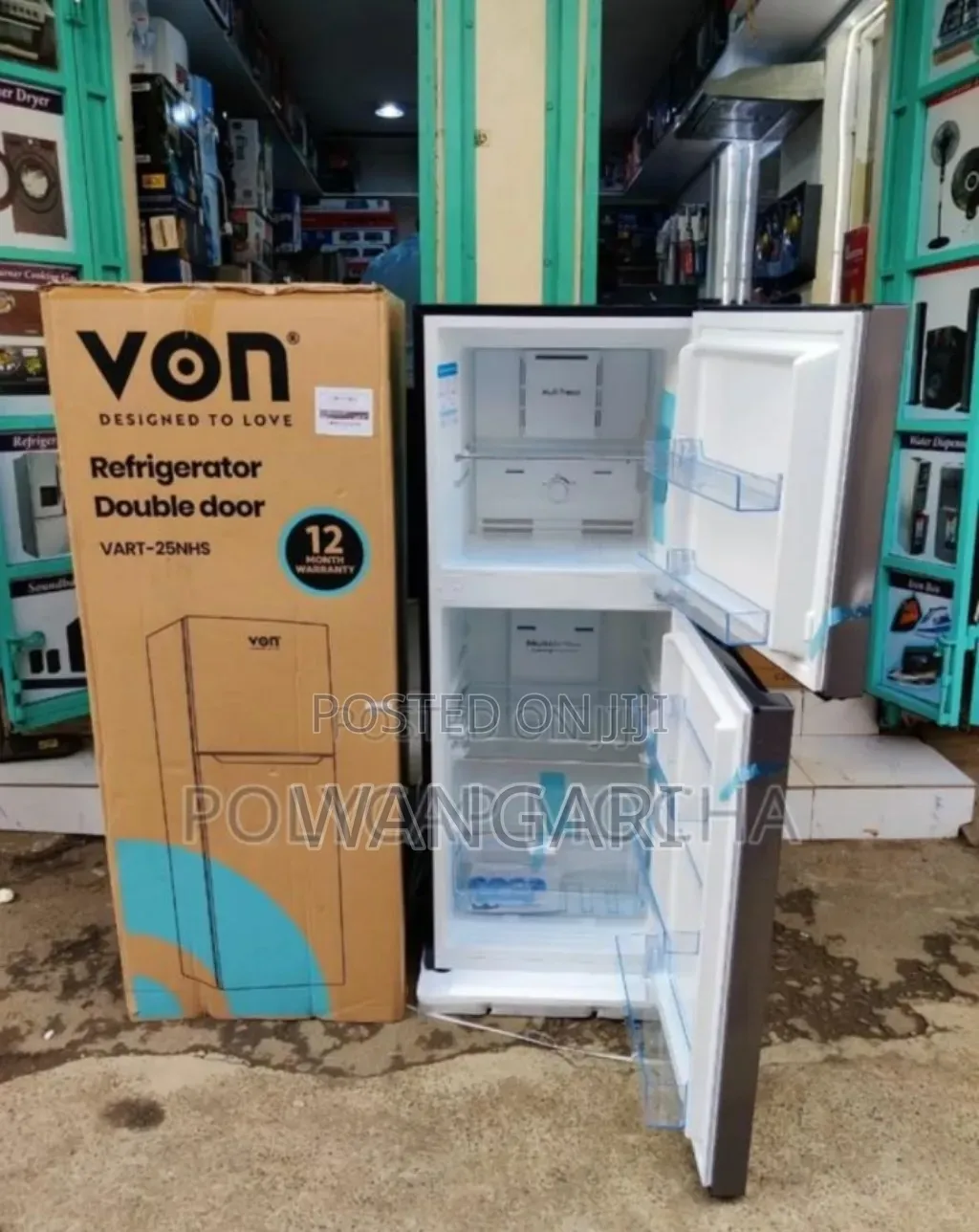With Warranty Von 220l Fridge