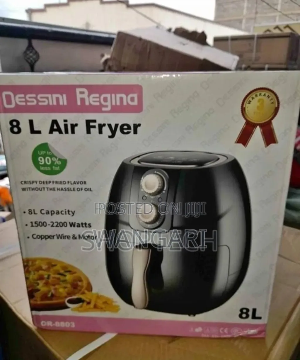 Bigger Capacity. New 8l Dessini Air Fryer