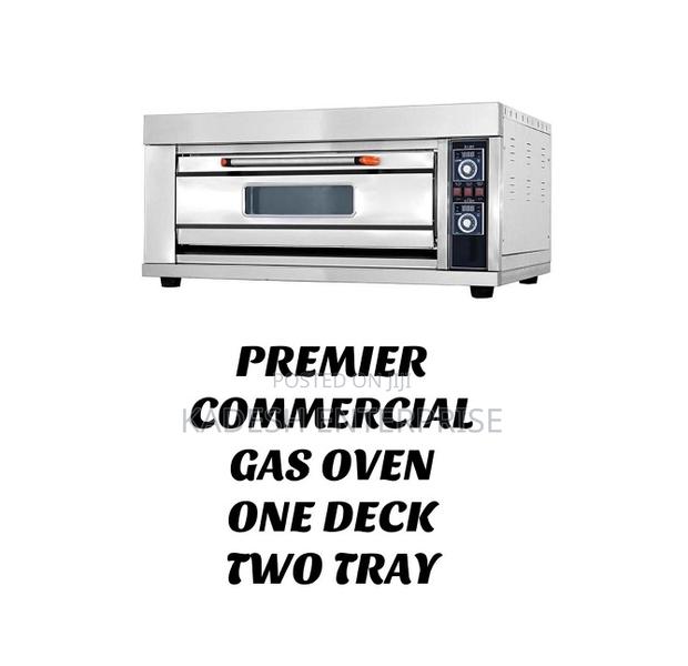 Industrial One Deck Two Trays Gas Oven - main view