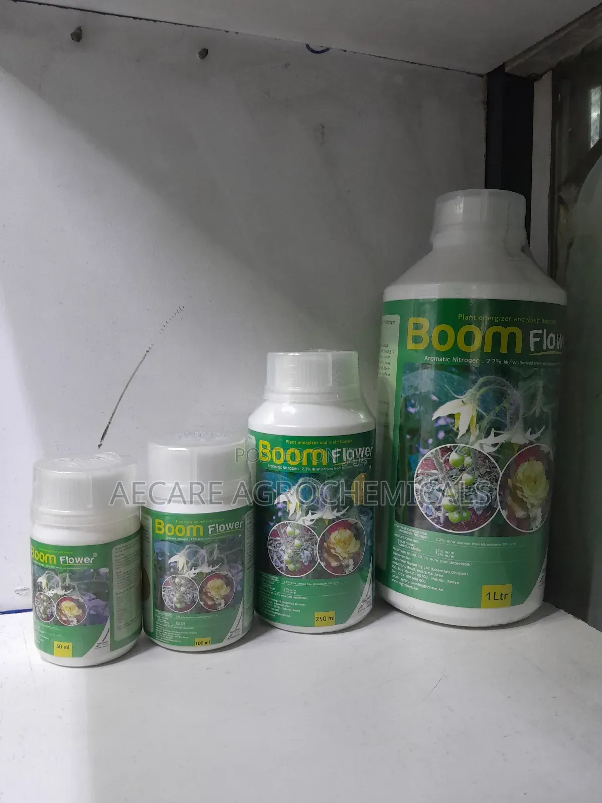 Boom Flower 50ml,100ml, 250ml, 1litre