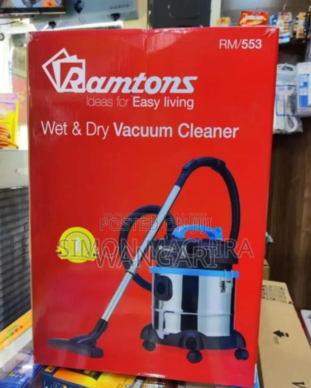 Wet and Dry Ramtons Vacuum Cleaner.