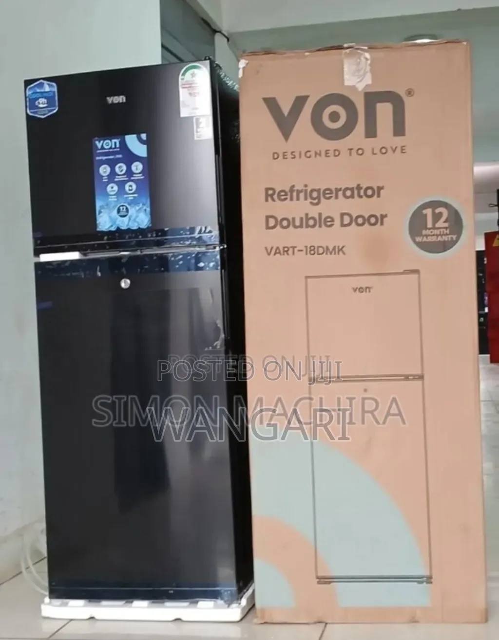 Dark Von 138l Fridge