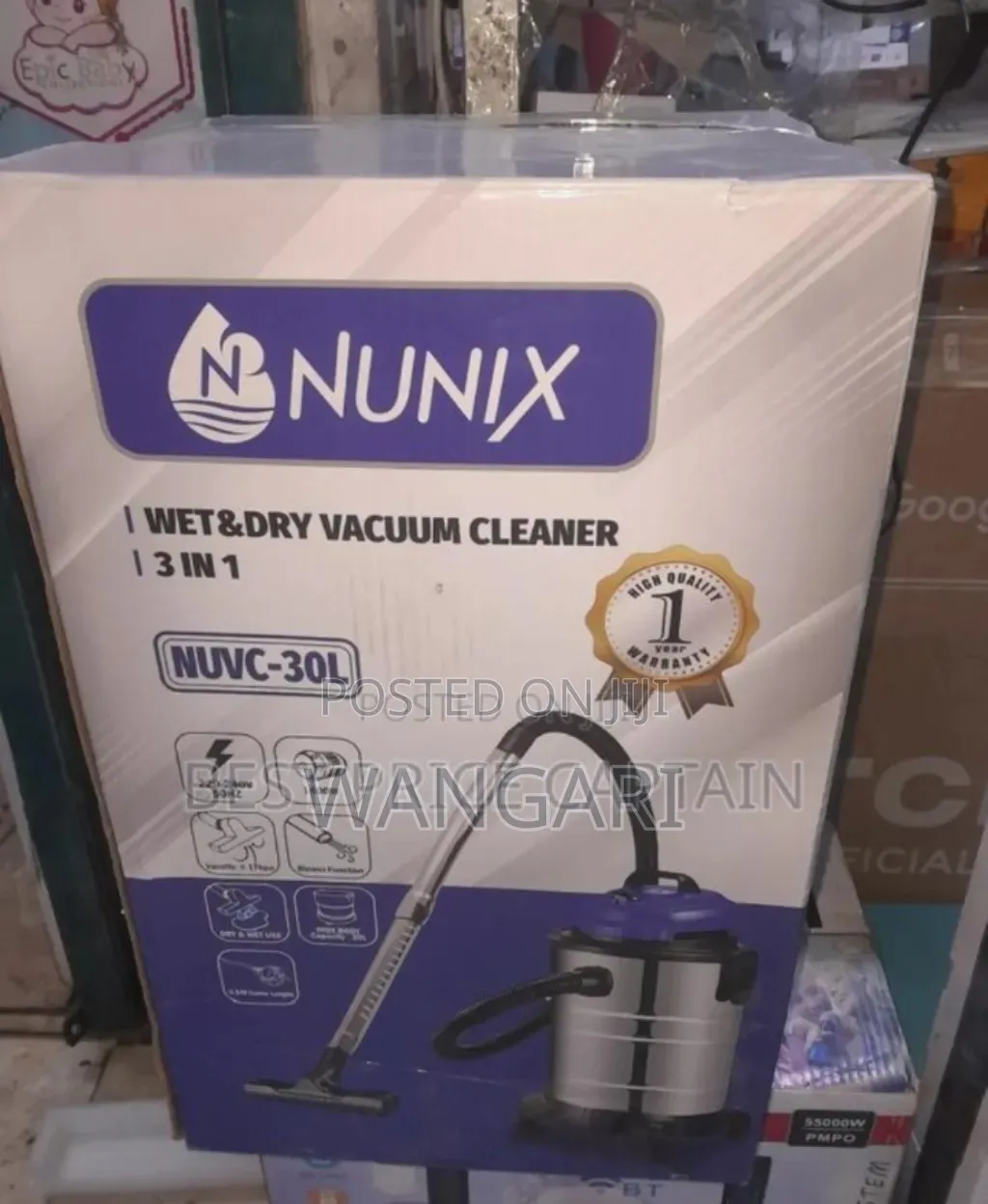 With Warranty Nunix Vacuum Cleaner B2years