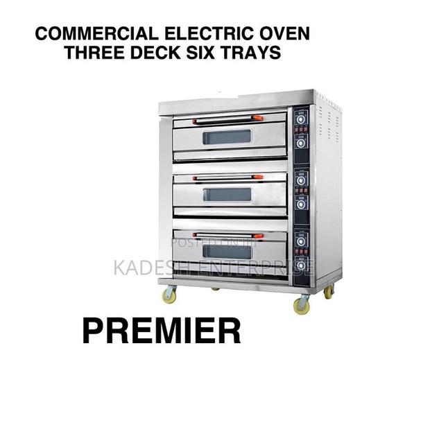 Premier Electric 3 Deck 6 Trays Oven - main view