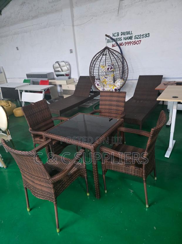 4-Seater Outdoor Rattan Set