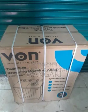 Pay on Delivery Von 8kgs Washing Machine