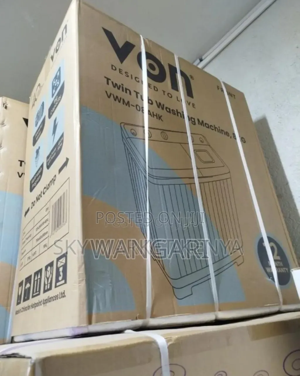 Restocked Stock. Von 8kgs Washing Machine