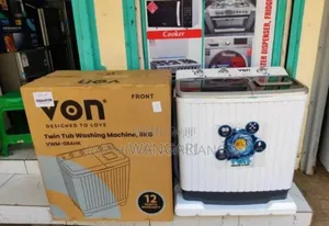 Washing and Spinning Vn. New Von 8kgs Washing Machine