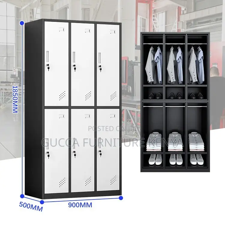6-Door's Modern Document Locker Cabinet
