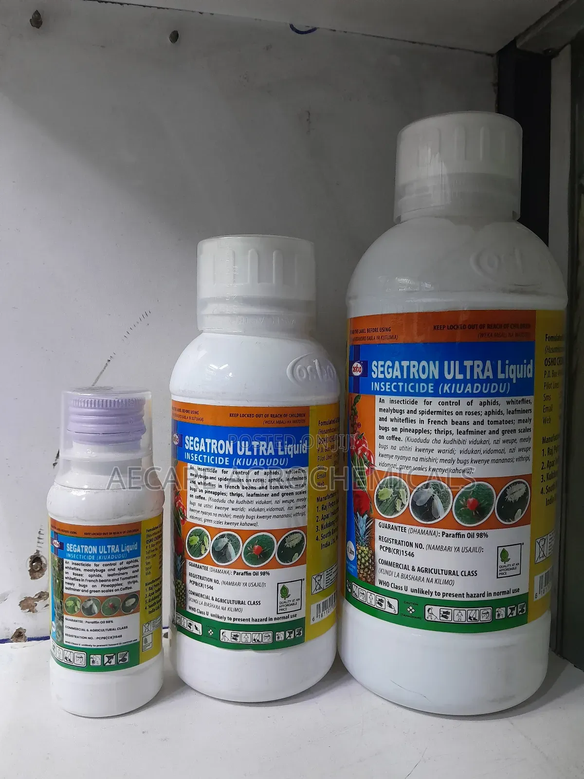 Segatron Ultra Liquid Insecticide 100ml, 250ml,1litre