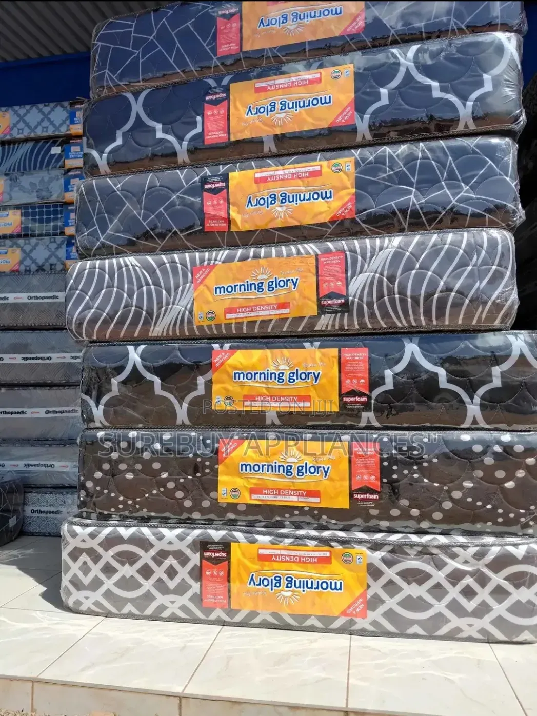 6×6×8 Quilted Medium Density Mattress