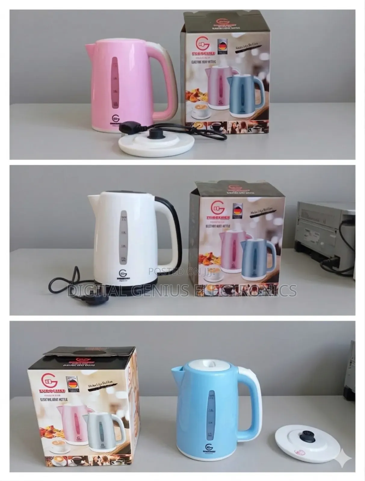 Eurochef Plastic Electric Kettle