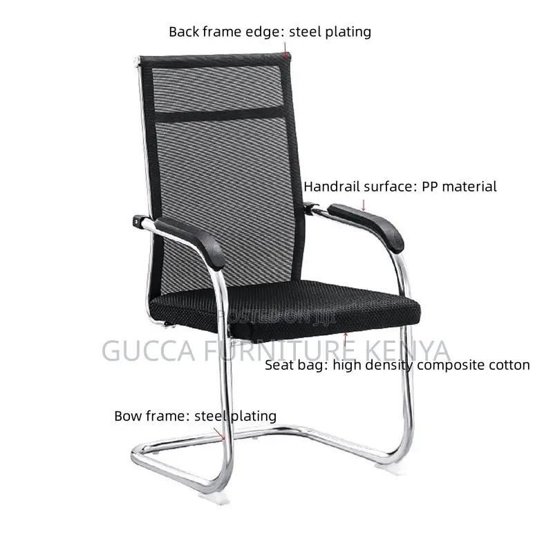 Ergonomic Mesh Meeting Hospital Guest Chair