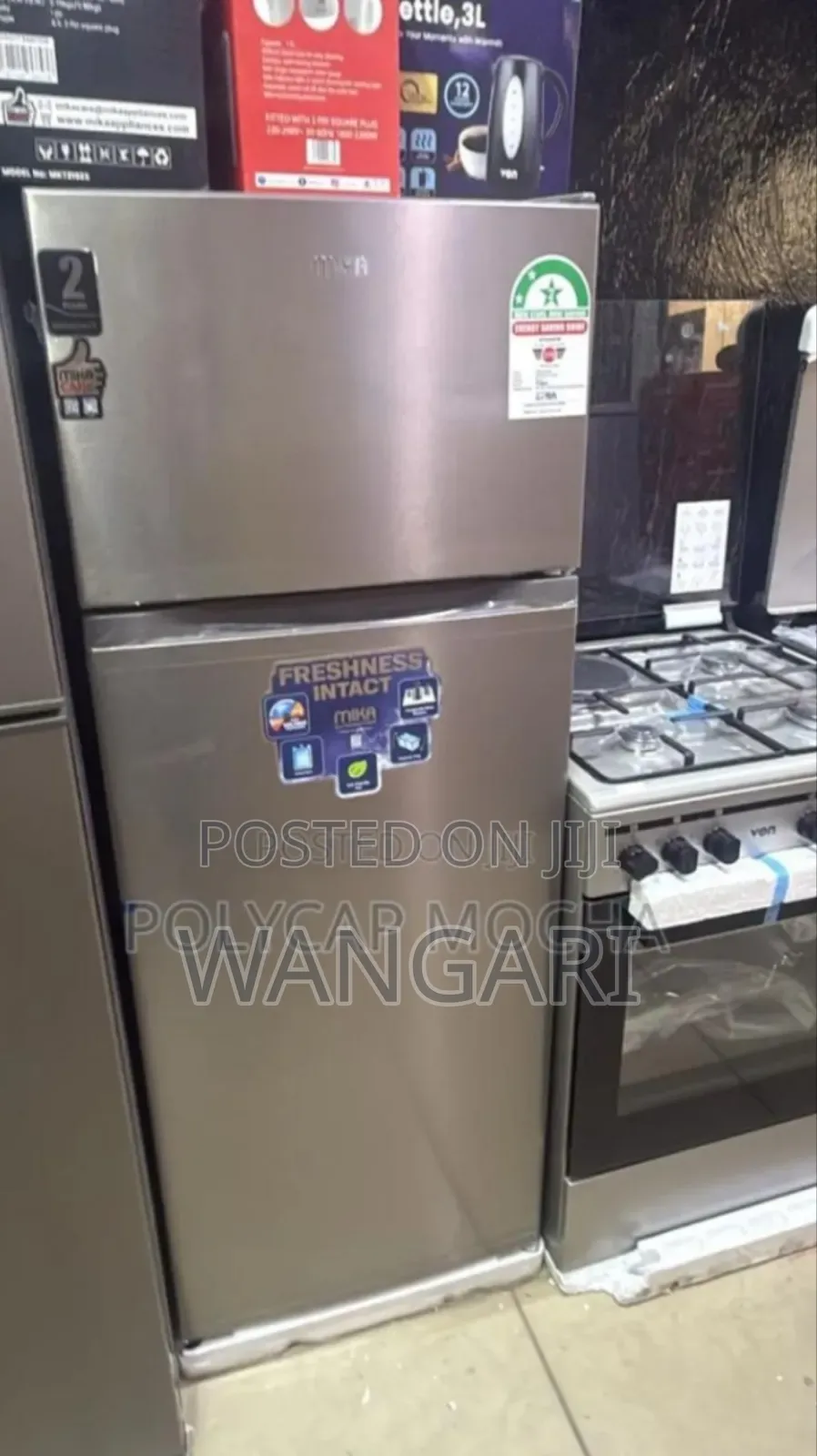 New Silver Ones Mika 211l Fridge