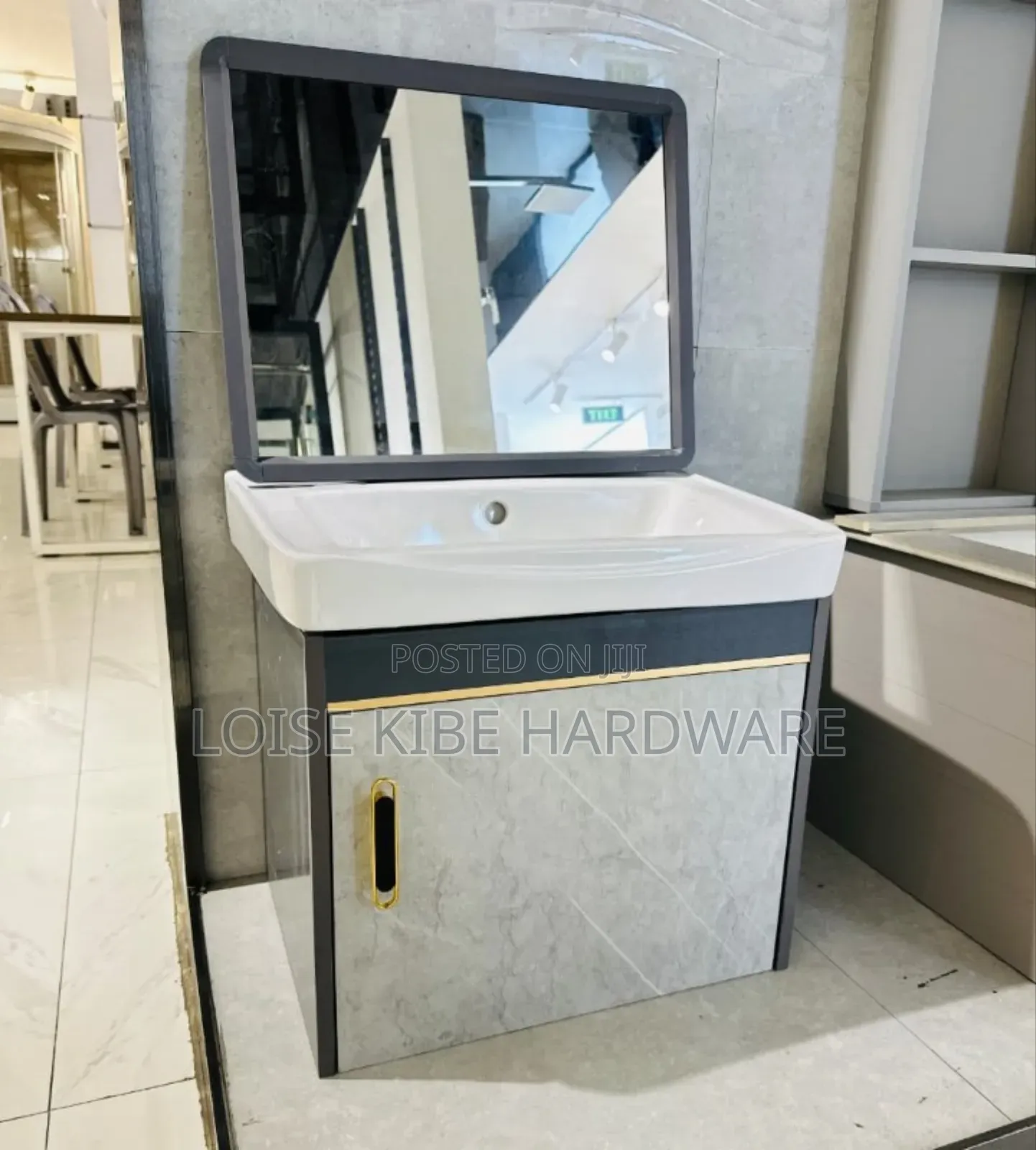 Grey Medium Vanity Cabinet Available