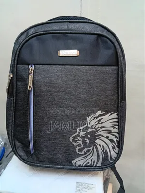 Lion Print Large Capacity Backpack