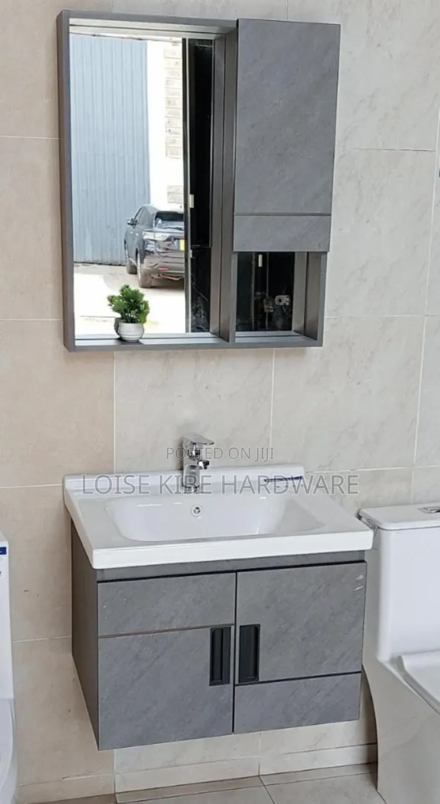 Light Grey 60by60 Vanity Cabinet Available