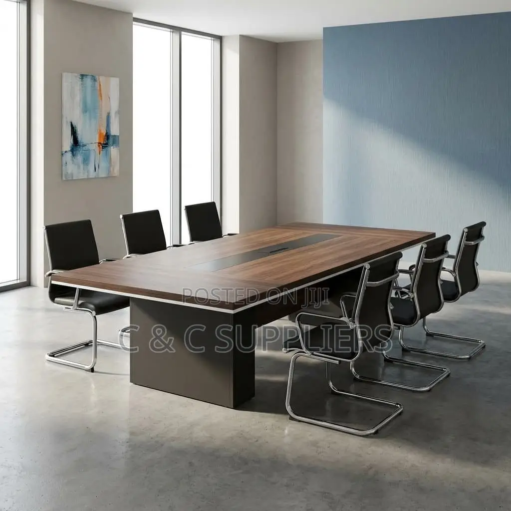 8-Seater Boardroom Table With Power Socket