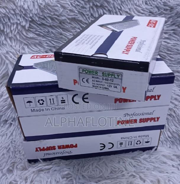 High-Capacity Power Source CCTV Power Supply (Open) 12v 5a - main view